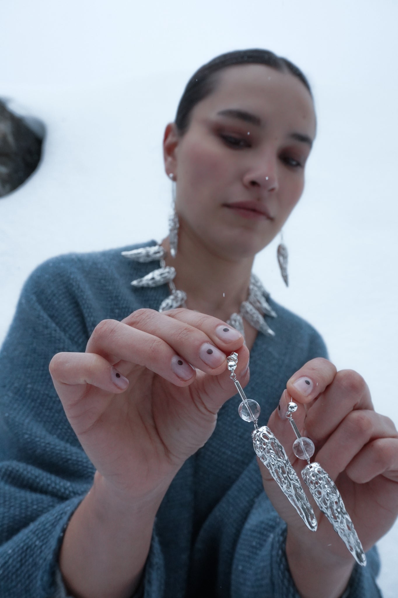 Aros Estalactita Hielo